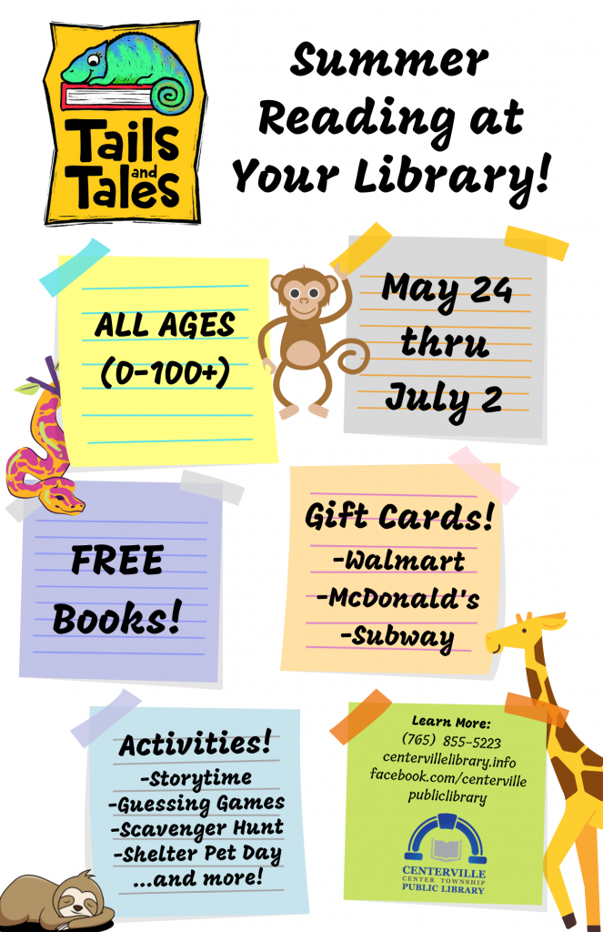 summer reading flyer